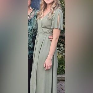 Lulu’s Wraparound Maxi Dress